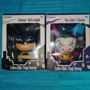 2017 Kidrobot 5" Vinyl Dunny Figures Batman & Joker Set